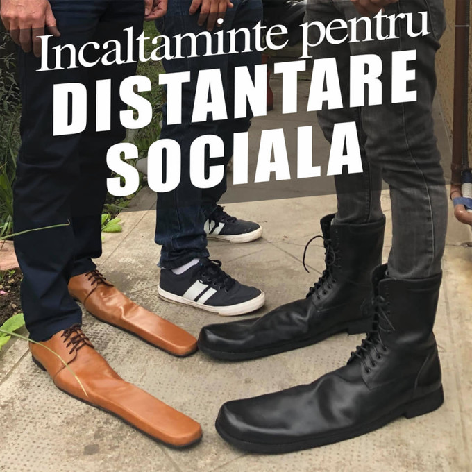 Pantofi de distanţare socială