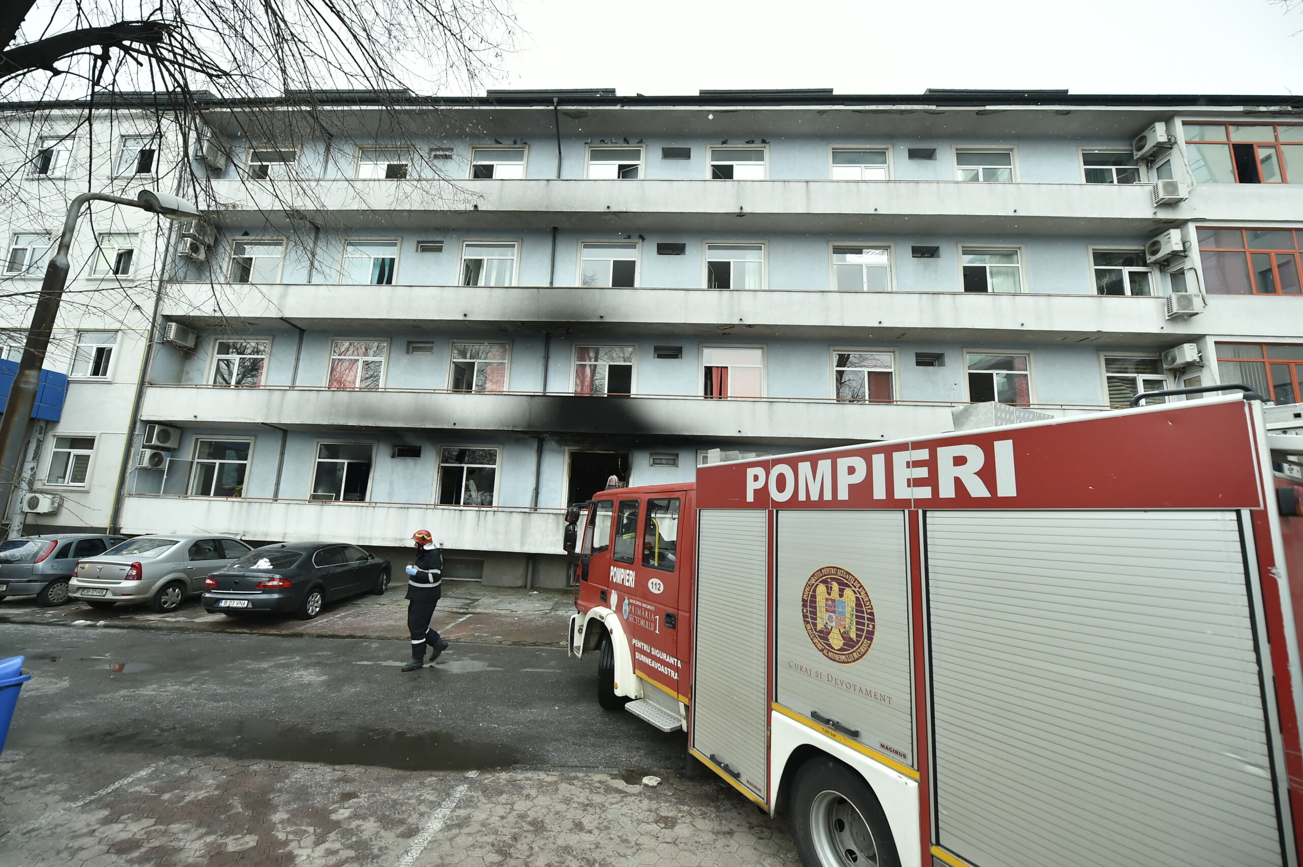 incendiu spital