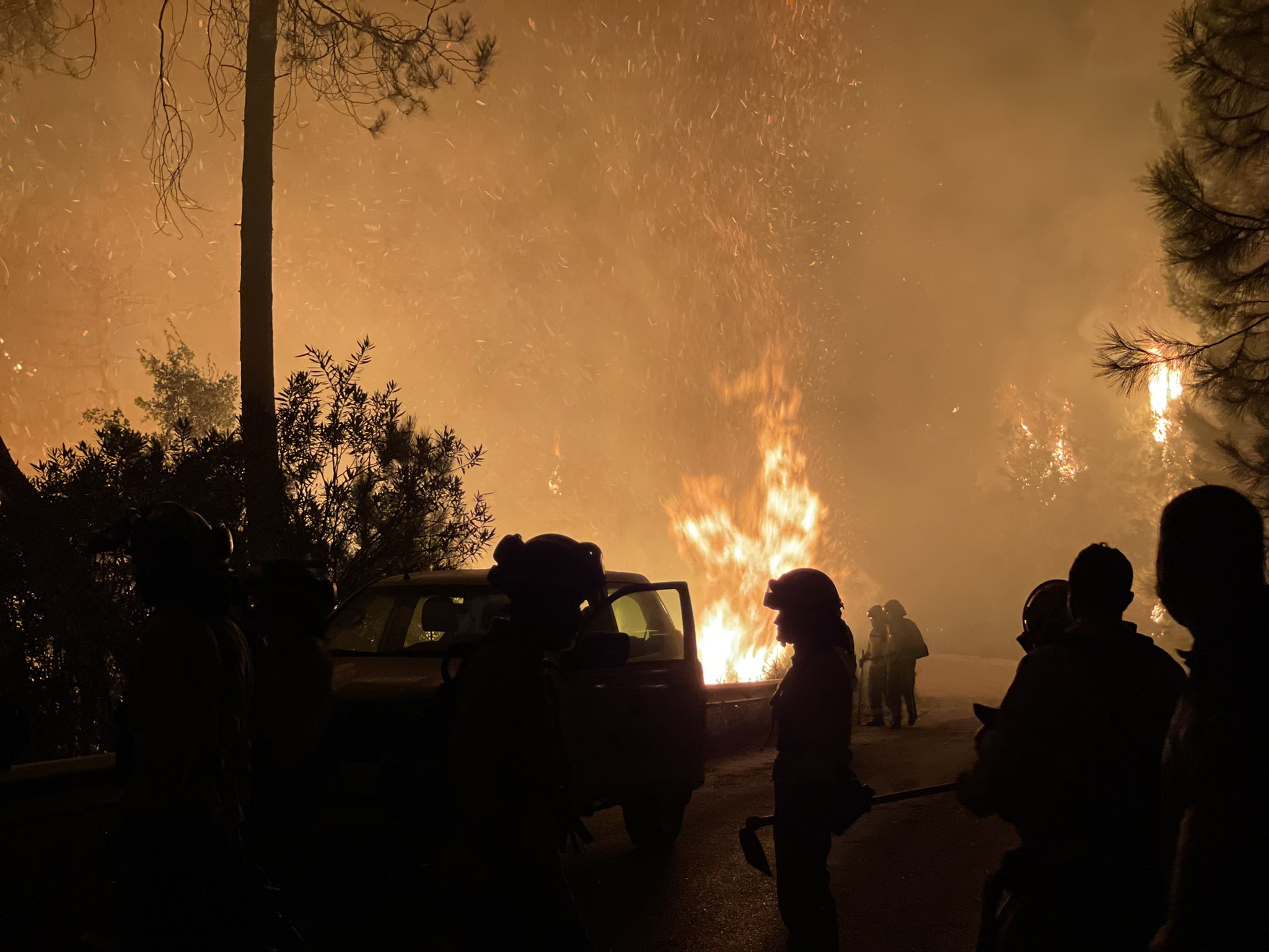 incendiu sudul spaniei