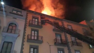 incendiu bloc Lleida, roman arestat