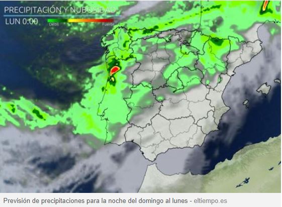 vremea spania februarie 2