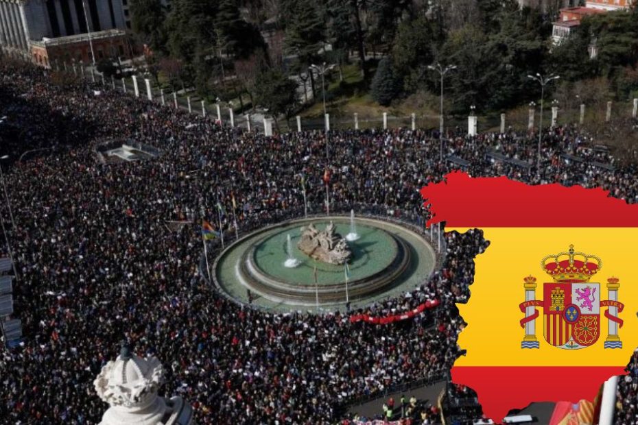 Proteste masive pentru sănătatea publică în Spania