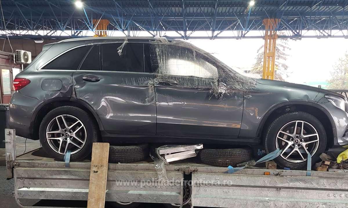 Mercedes furat din Spania