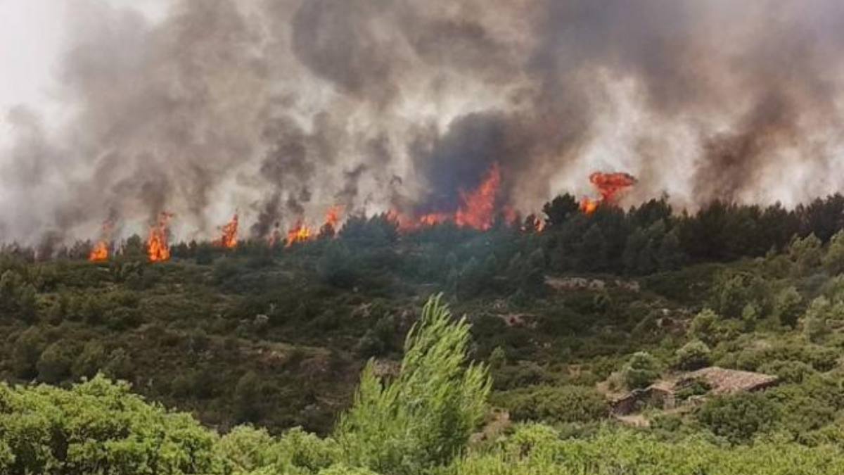 Spania, primul incendiu mare al anului