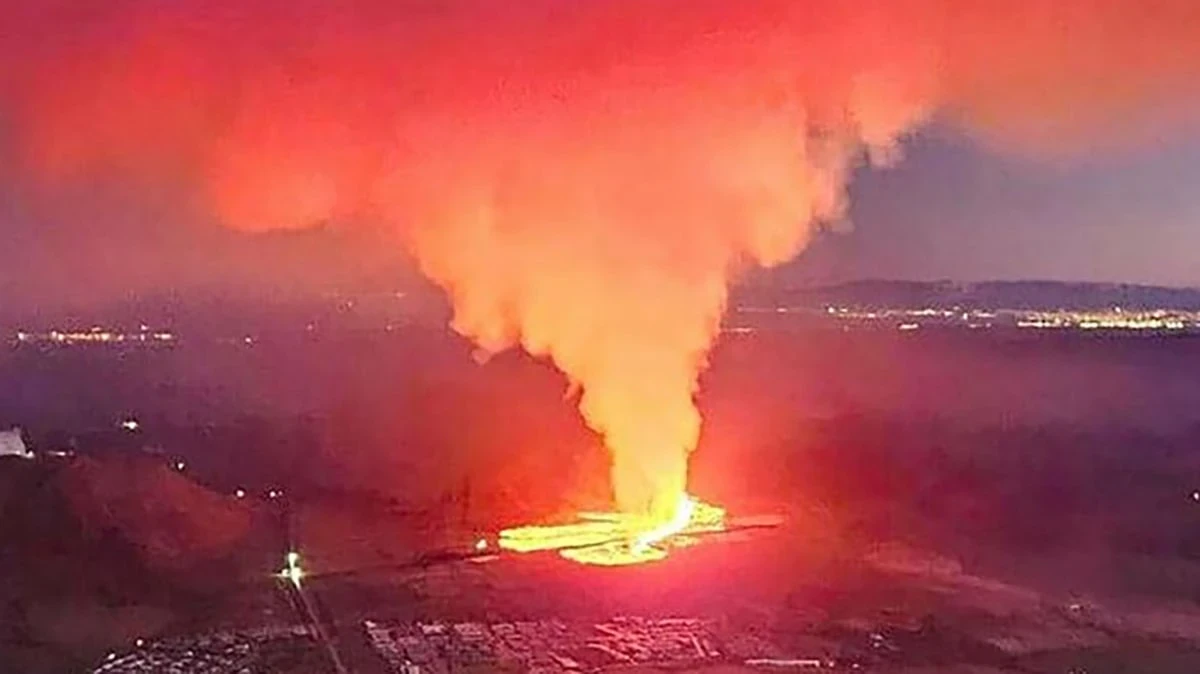 Wybuch wulkanu i 130 wstrząsów sejsmicznych
