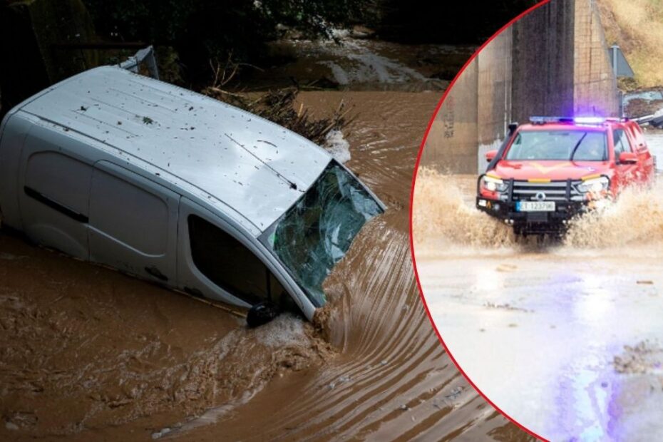 ploi catastrofale Spania în acest weekend