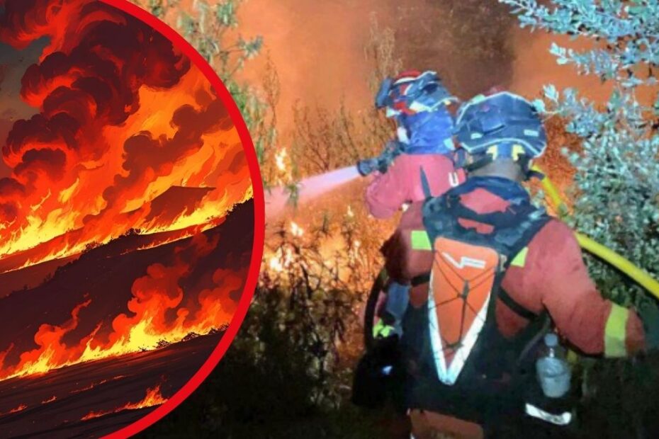Incendiile schimbă fața Spaniei
