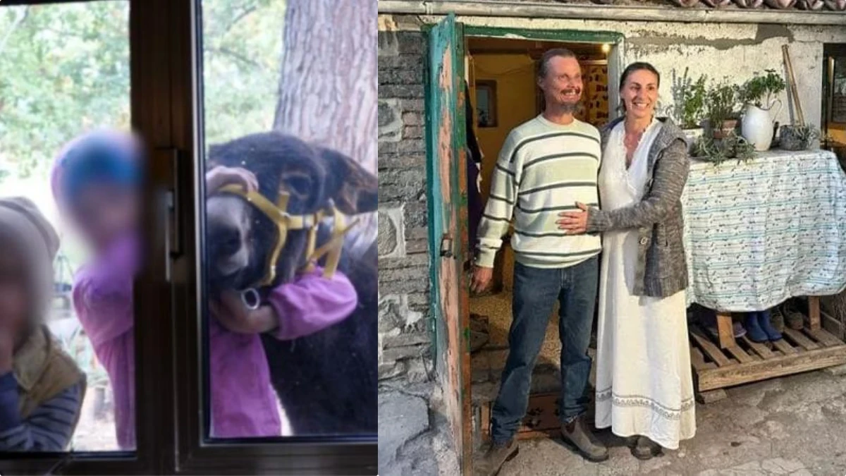 copii crescuți în pădure