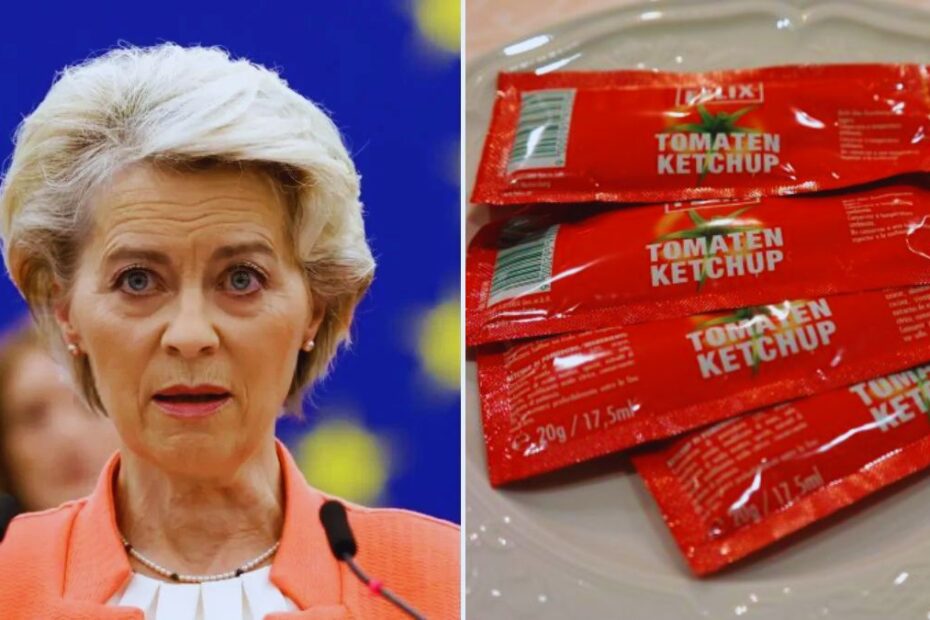 UE interzice pliculețele de ketchup și maioneză în restaurante