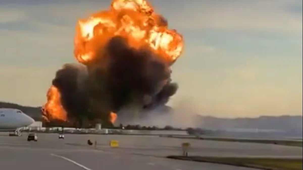 Aeronava cargo surprinsă în timpul incidentului de la decolare